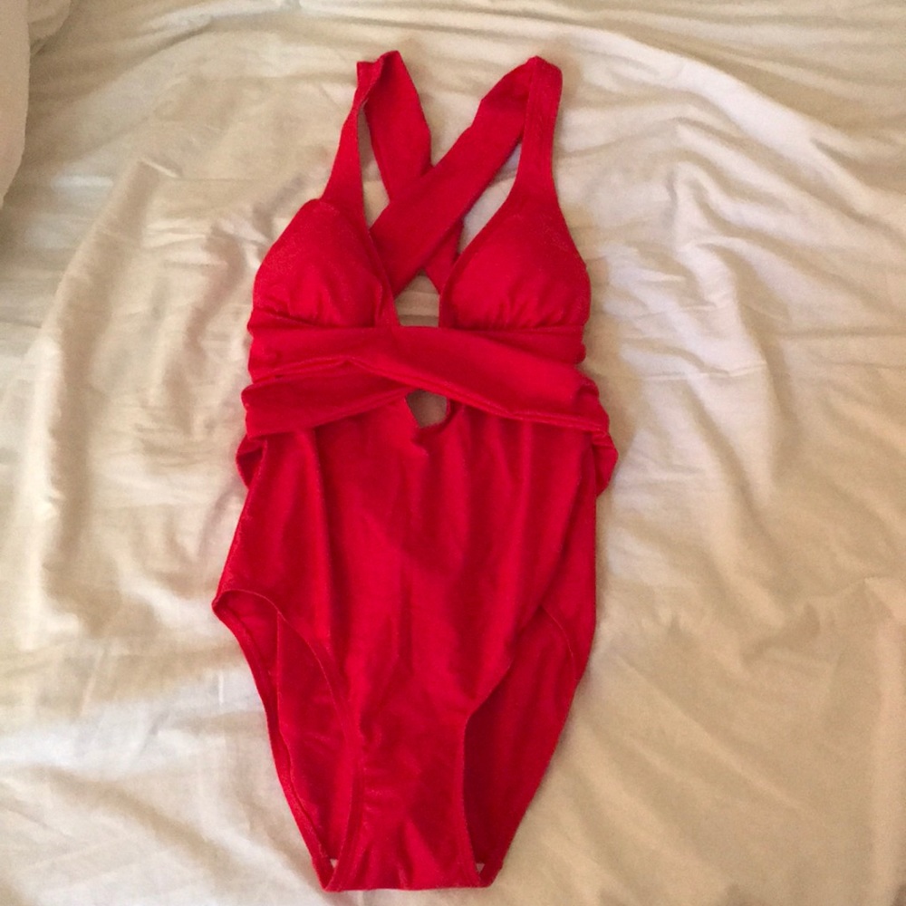 One piece bathing suit